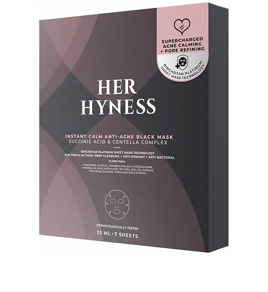 HER HYNESS Instant Calm Anti-Acne Black Mask (Box) 7X25 mL Оригинал