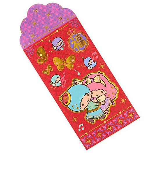 SANRIO Money Enclosure Pack 8 Pcs Little Twin Stars Red Оригинал