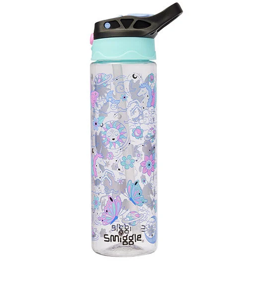 SMIGGLE Flip Drink Bottle Plastic Super Charge 650 mL Оригинал