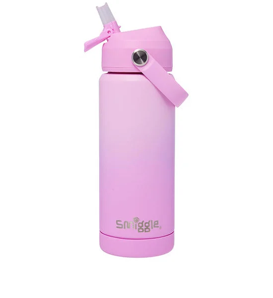 SMIGGLE Flip Lid Drink Bottle Insulated Stainless Steel Squiggle 550 mL Оригинал
