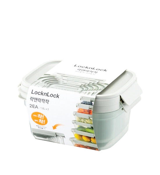 LOCKNLOCK Food Container Set Chak Chak 1.6 L 2 pcs LTN340S3 Multi-Color Оригинал
