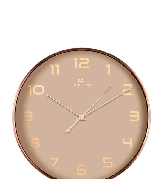 DOGENI DECORATIVE & STYLISH  CLOCKS model WNM011RG Copper Оригинал
