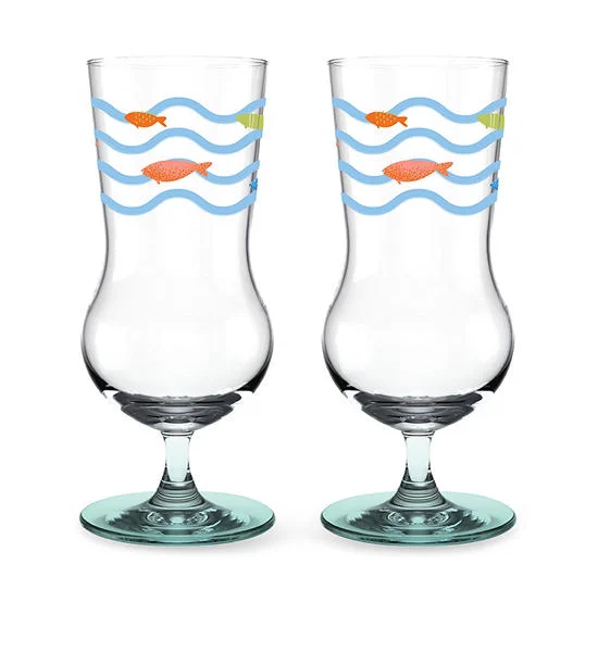 OCEAN Glass Cuba Set 2 pcs Summer Marine 450 mL Оригинал