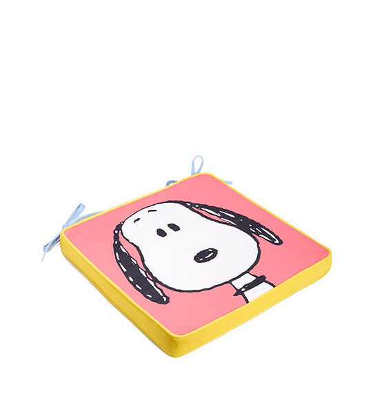 CENTRAL HOME Seat Cushion Snoopy Pattern 45x45x5 cm Pink Оригинал