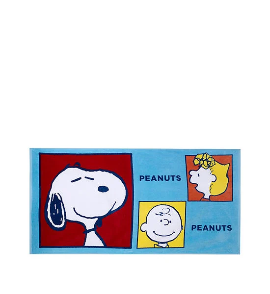 ESQUIRE Bath Towel Snoopy Peanuts 30x60 inch Multi-Color Оригинал