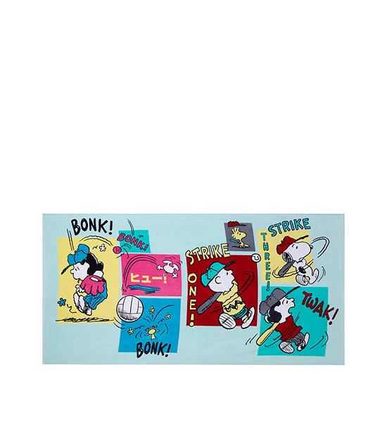 ESQUIRE Bath Towel Snoopy Teamwork 30x60 inch Multi-Color Оригинал