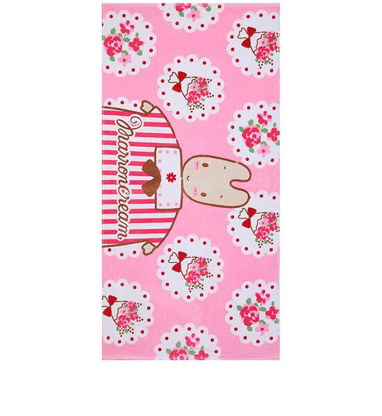 SANRIO Towel Maron Cream Bloom Size 25x50 in Multi-Color Оригинал