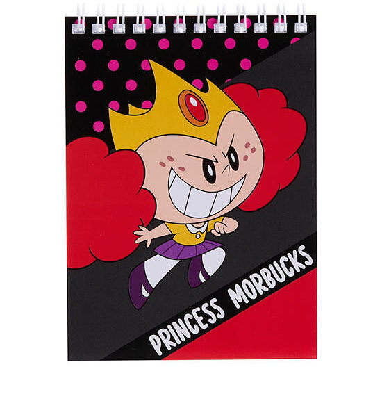 MINI MONO Wirebound Notebook Princess Morbucks Pattern A6 Red Оригинал