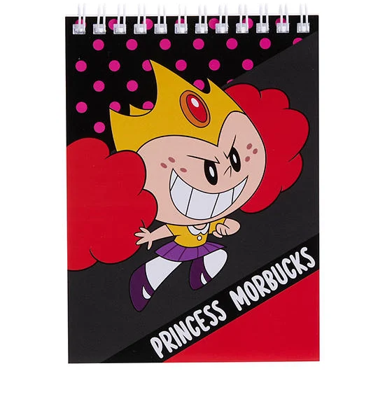 MINI MONO Wirebound Notebook Princess Morbucks Pattern A6 Red Оригинал