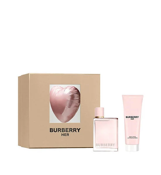 BURBERRY Women Fragrance Set Spring 25 Her Eau de Parfum 50 mL, Her Body Lotion 75 mL Оригинал