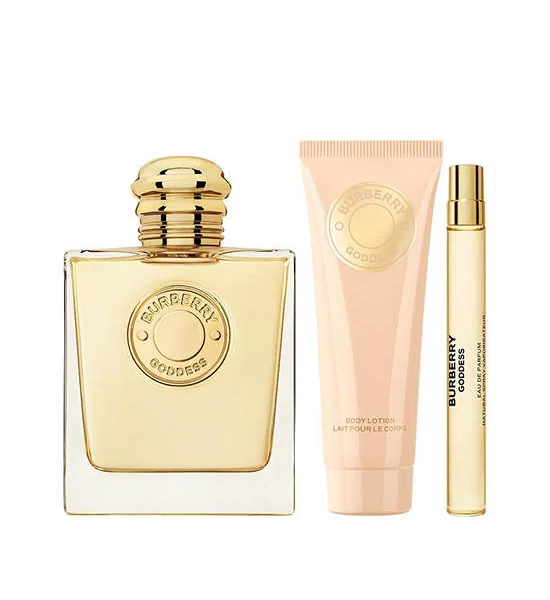 BURBERRY Women Fragrance Set Spring 25 Goddess Eau de Parfum 100 mL, Goddess Body Lotion 75 mL,Goddess Eau de Parfum 10 mL Оригинал