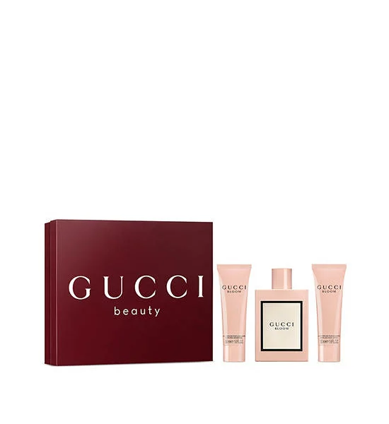 GUCCI Women Fragrance Set Spring 25 - Bloom Eau de Parfum 100 mL, Bloom Perfumed Body Lotion 50 mL, Bloom Shower Gel 50 mL Оригинал