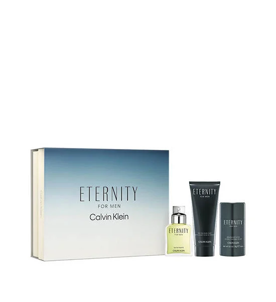 CALVIN KLEIN Men Fragrance Set Spring 2025 (Eternity for Men Eau de Toilette 50 mL, Shower Gel 100 mL, Deodorant Stick 75 mL) Оригинал