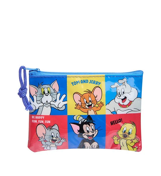 MINI MONO Storage Bag Mix Tom and Jerry Pattern Dark Blue Оригинал