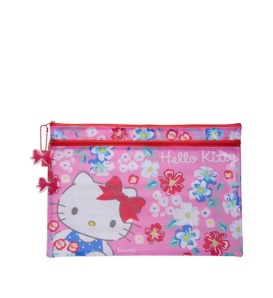 SANRIO Zip Pouch F4 Bloom Hello Kitty Multi-Color Оригинал