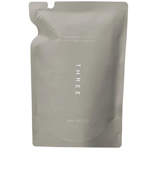 THREE Essential Scents Purifying Shampoo (Refill) 250 mL Оригинал