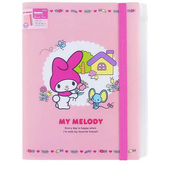 SANRIO 5 Pocket Open Folder (A4) My Melody Multi-Color Оригинал