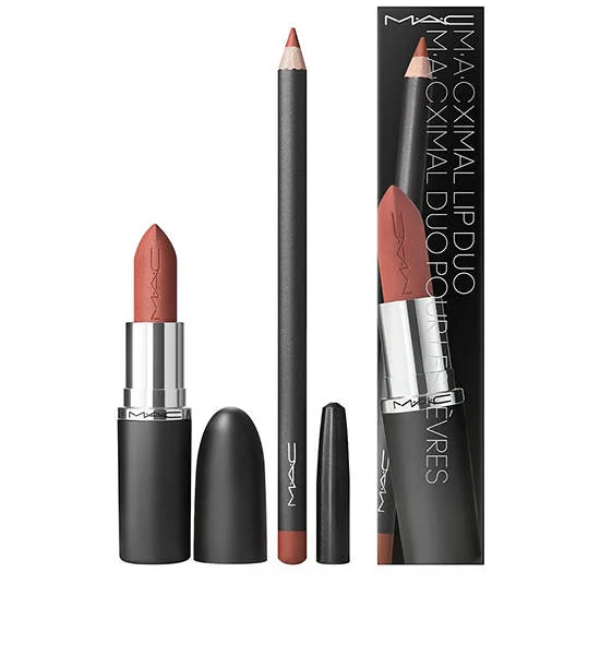 MAC Lipstick Set M.A.Cximal Lip Duo Velvet Teddy Оригинал