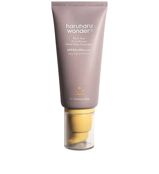 HARUHARU WONDER Black Rice Pure Mineral Relief Daily Sunscreen SPF50+/PA++++ 50 mL Оригинал