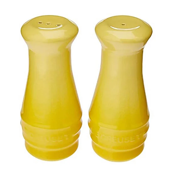 LE CREUSET Salt & Pepper Shakers 4C Box 110 mL Soleil Оригинал