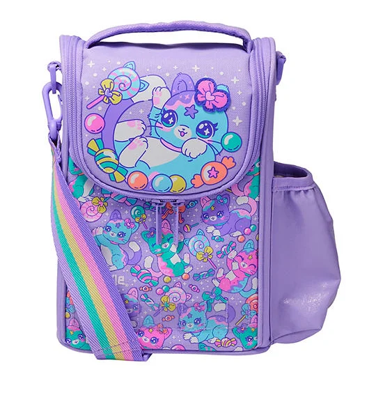 SMIGGLE Lunch Box With Strap ID Adventurous Junior Lilac Оригинал