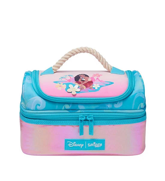SMIGGLE Double Decker Lunchbox Moana Pink Оригинал