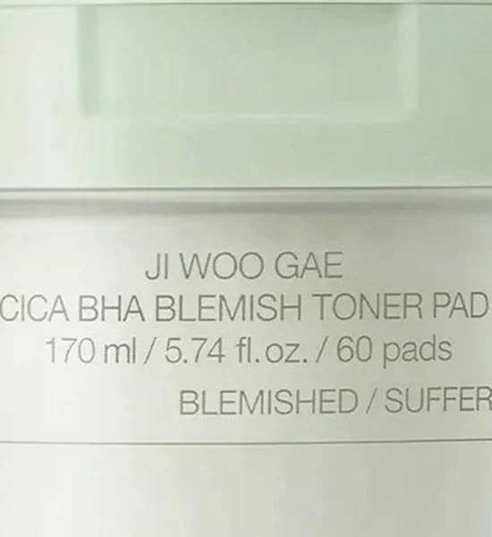 CELIMAX Ji Woo Gae Cica BHA Blemish Toner Pad 170 mL Оригинал