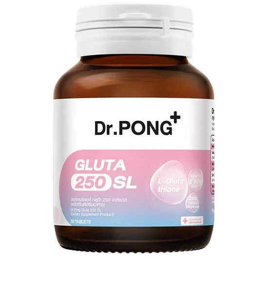DR.PONG Gluta 250 SL (30 Tablets) 24 g Оригинал