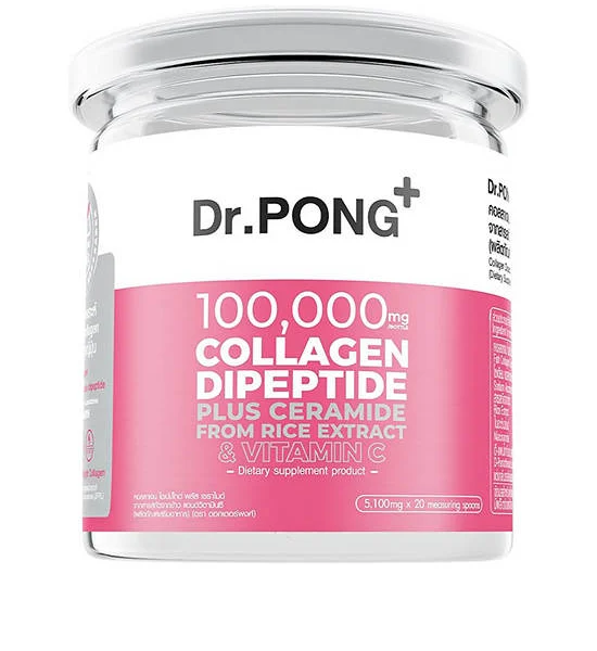 DR.PONG 100,000 Collagen Dipeptide Plus Ceramide From Rice Extract And Vitamin C 102 g Оригинал