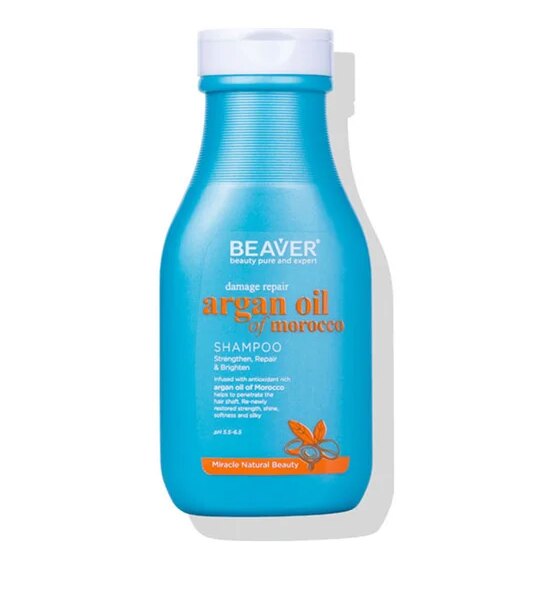 BEAVER ARGAN OIL SHAMPOO 350 ML Оригинал