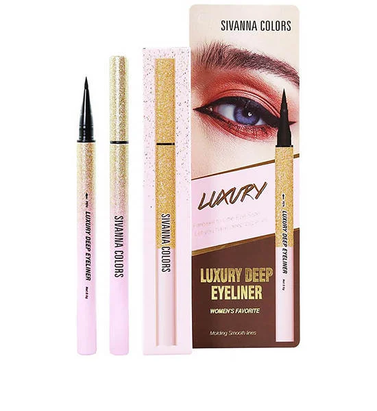 SIVANNA COLORS Eyeliner Luxury Deep 0.6 g Black color Оригинал