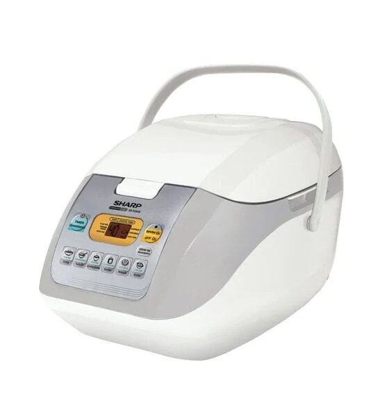 SHARP Digital Rice Cooker KSCOM18 White Оригинал