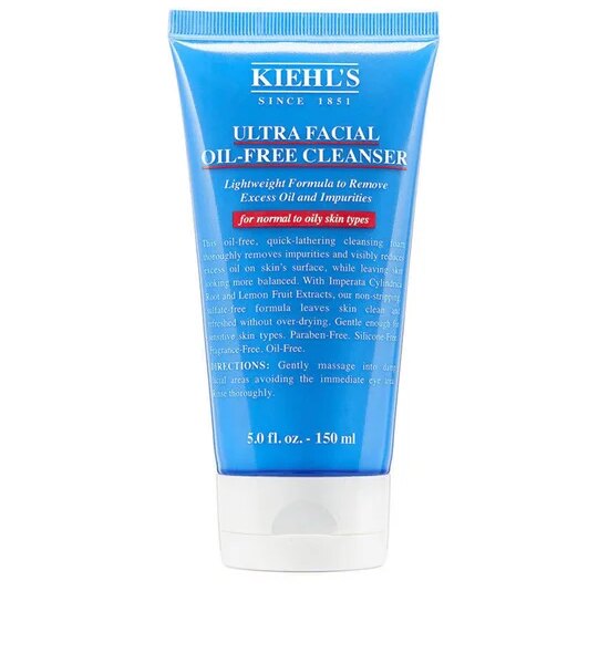 KIEHL‘S Ultra Facial Oil-Free Cleanser 150 mL A Gentle Foaming Face Wash For Oily And Normal Skin. Оригинал
