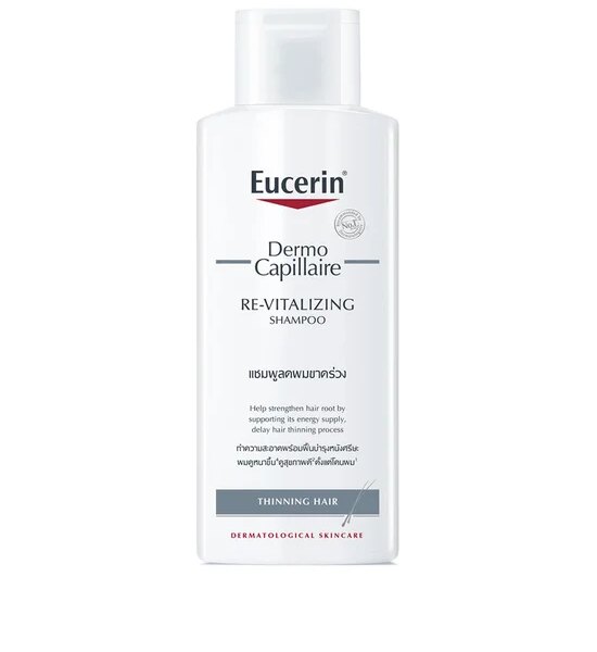 EUCERIN Dermocapillaire Re-Vitalizing Shampoo Thinning Hair 250 mL Оригинал