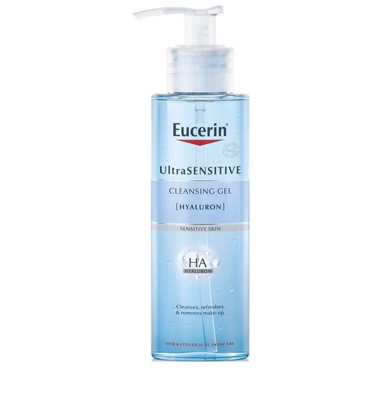 EUCERIN Ultrasensitive [Hyaluron] Cleansing Gel 200 mL Оригинал