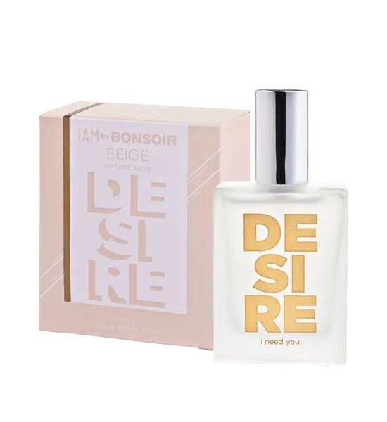BONSOIR BODY Women's Fragrance Iam By Bonsoir Beige Perfume Spray 30 mL Оригинал