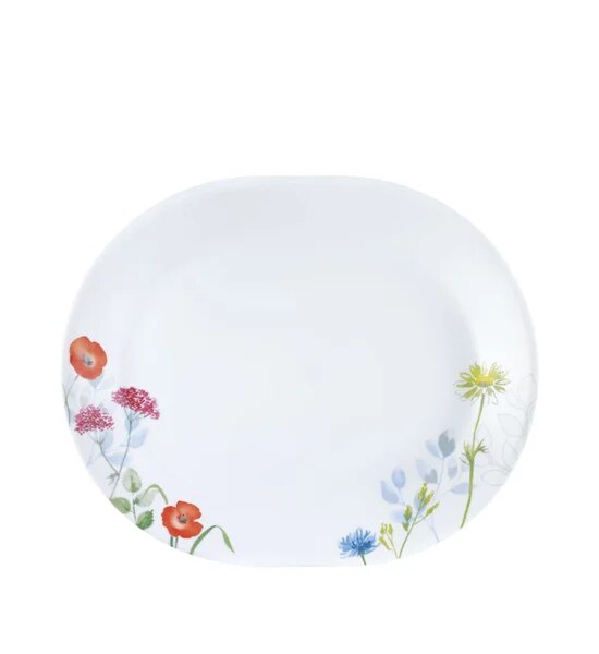 CORELLE Serving Platter C-03-611-DSF Size 32 cm. Steel Blue Оригинал