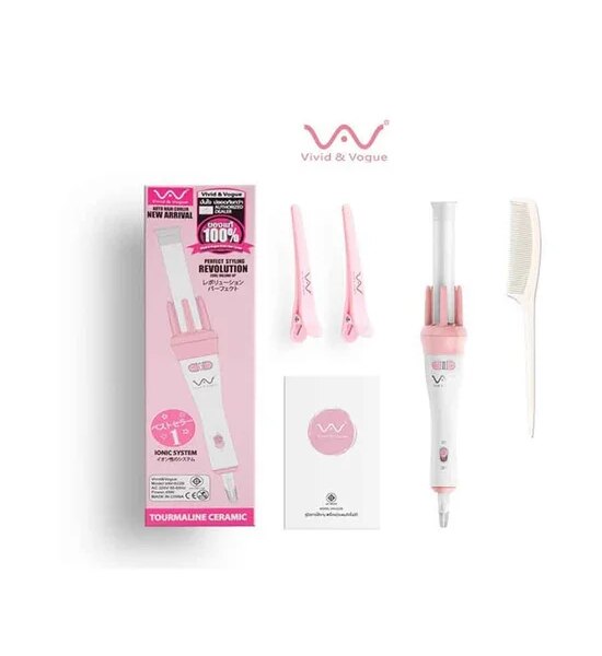 VIVID & VOGUE Automatic Curling Iron VAV 022B Lavender blush Оригинал