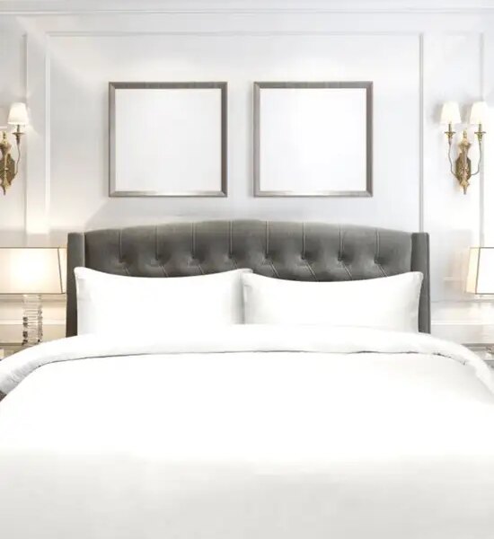 LEON WHITE 01 Collection Duvet Cover 70X90 Inch (Twin Size) White Оригинал