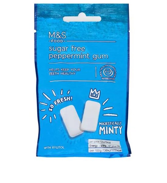 Marks & Spencer Peppermint Gum Оригинал