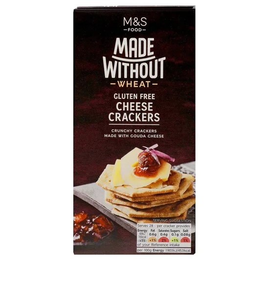 Marks & Spencer Gluten Free Cheese Crackers Оригинал