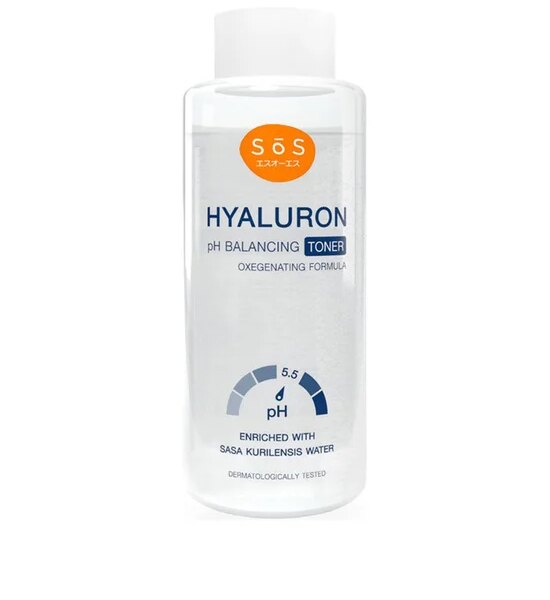 SOS Hyaluron PH Balancing Toner 300 mL Оригинал