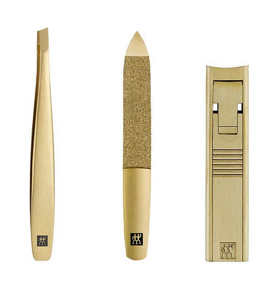 ZWILLING Twinox Manicure Set 3 Pcs. Gold Оригинал