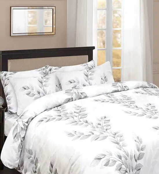 LEON Impresstion Collection Duvet Cover 70X90 Inch (Twin Size) White Оригинал