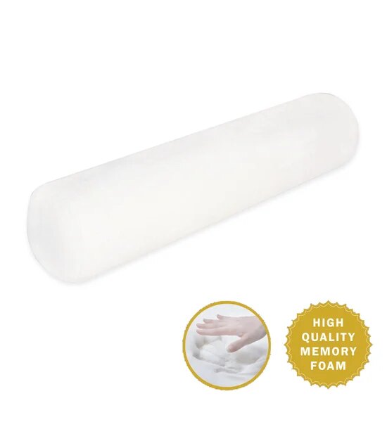 AMBER Memory Foam Bolster White Color Оригинал