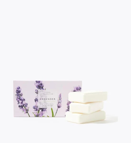 Marks & Spencer Set of 3 Lavender Soaps 225 g. Оригинал