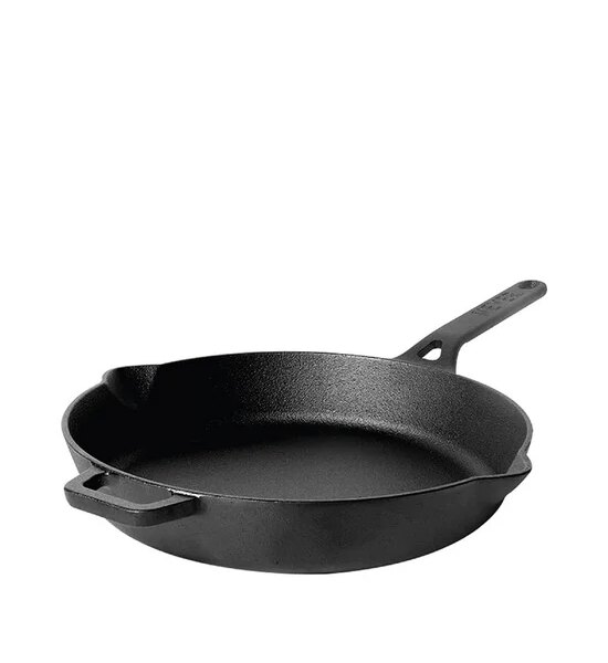 MEYER Pre-Seasoned Cast Iron Open Skillet 48122C Black Оригинал