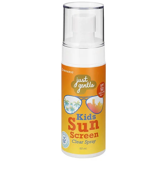 JUST GENTLE Kids Sunscreen Clear Spray SPF 50UVA/UVB PA+++  Reefsafe 60 mL Оригинал