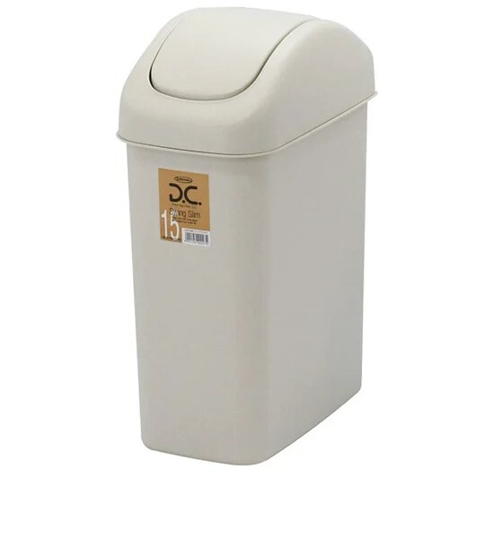 LUSTROWARE Swing Slim Pail L2002MW Cream Size 15L Оригинал