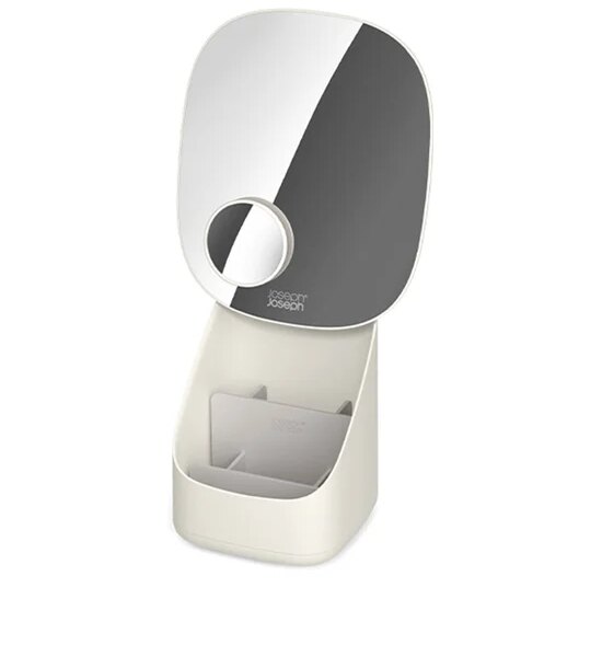JOSEPH JOSEPH Viva Cosmetic Organiser with Mirror N75001 WHITE GRAY Оригинал